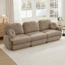 105" Chenille Cloud 3-Seater Sofa