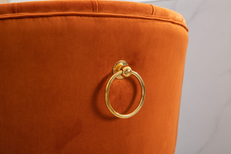 Counter Height Bar Stools Set of 2 for Kitchen Counter Solid Wood Legs with a fixed height of 360 degrees