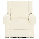 Manual Recliner Chair With Swivel Rocker Function, Dual Recline Angles by Unique Piece Furniture