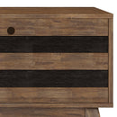 Clarkson - Low TV Stand - Rustic Natural Aged Brown by HouseOfZazla