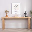 Console Table, Entryway Table With Design, Long Narrow Sofa Table For Living Room - Multi by HouseOfZazla