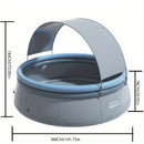 141.73in x 29.92in Outdoor Inflatable Swimming Pool by HouseOfZazla