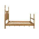 Queen Bed Turned Legs - Natural by Unique Piece Furniture