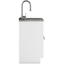 Metro - Laundry Cabinet & Faucet And Stainless Steel Sink by HouseOfZazla