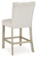 Larawyn - Upholstered Barstool (Set of 2) - Bisque by Unique Piece Furniture