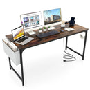 60 Inch Computer Desk with Charging Station Storage Bag by LJGDeals