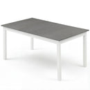 60 Inch Rectangular Dinner Table with Solid Rubber Wood Legs by LJGDeals
