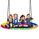 60 Inches Saucer Swing with LED Lights for Kids and Adults-Multicolor by LJGDeals