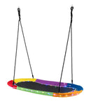 60 Inches Saucer Swing with LED Lights for Kids and Adults-Multicolor by LJGDeals
