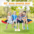 60 Inches Saucer Swing with LED Lights for Kids and Adults-Multicolor by LJGDeals