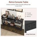 60 Inch Long Sofa Table with 4 Drawers and Open Shelf for Living Room by LJGDeals