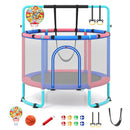 60-Inch Kids Trampoline with Adjustable Gymnastics Bar by DirectDeals