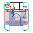 60-Inch Kids Trampoline with Adjustable Gymnastics Bar by DirectDeals