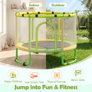 60-Inch Kids Trampoline with Adjustable Gymnastics Bar by DirectDeals