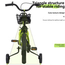 Fkznpj - 16" Sporty Kids Bike With Training Wheels And Stand Adjustable Saddle Suitable For Boys And Girls Aged 4 - 8 Years Tall Height 41 - 46" Available In A Variety Of Colors by HouseOfZazla