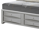 Modern Design Storage Bed With Bookcase Headboard by HouseOfZazla
