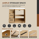 Wall Mounted Floating Bathroom Vanity With Sink, Door & Drawers Modular Cabinet