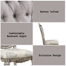Ariadne - Side Chair (Set of 2) - Velvet & Antique Platinum