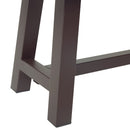 Tranquilizer Outdoor Acacia Wood Bench With Slat Panel Design