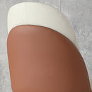 Modern Dining Chairs (Set of 2) With Gold Metal Legs - Beige