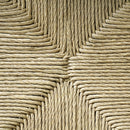 Durable Outdoor Dining Chair with Acacia Wood Frame and Wicker Seat