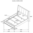Menlo - Queen Upholstered Panel Bed - Natural by HouseOfZazla