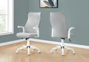 Office Chair, Adjustable Height, Swivel, Armrests, Contemporary & Modern by HouseOfZazla