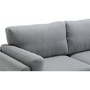 68.5" Modern Style Button Tufted Linen Upholstered Loveseat Sofa, Two Seat Sofa Couch, Living Room Sofa for Home or Office, Gray