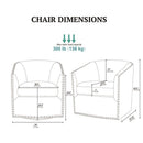 Luxurious Chair With 360 Degree Rotation by Unique Piece Furniture