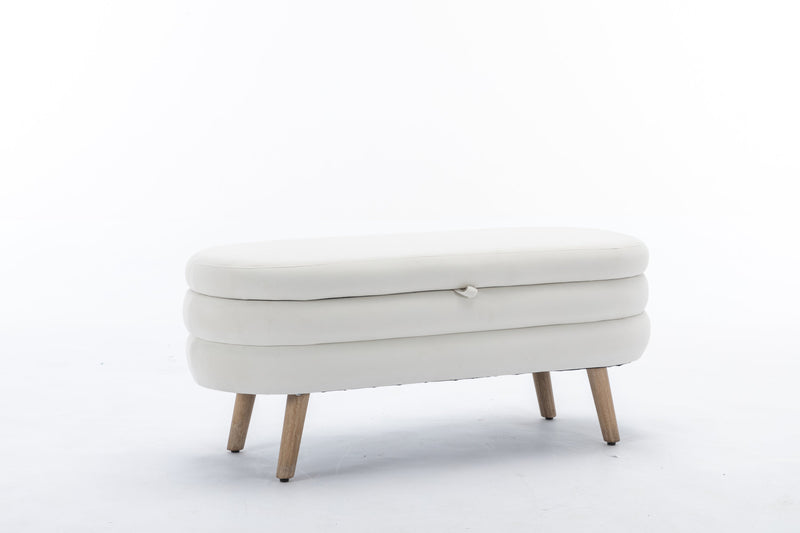 Walker Edison | Velvet Storage Bench