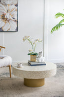 Unique Capiz Coffee Table & Pedestal Base by HouseOfZazla
