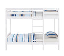 Esin - Twin Twin Bunk Bed - White by HouseOfZazla