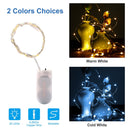 6 Pack LED String Lights 6.56ft 20 LEDs Decor Light Battery Starry Fairy Lights Copper for DIY Costume Party Wedding Festival