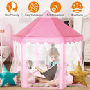 Kids Play Tents Princess for Girls Princess Castle Children Playhouse Indoor Outdoor Use w/ Carry Case by GBruno Store
