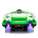 24V Kids Ride On Electric scooter w/ helmet knee pads,24v ride on toy for kids,Spray function,2WD 400w wheel-hub motor,5.59-6.84MPH,Gravity Steering,Use for 1-2 hours,Exercise your child age 6+.