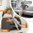 Modern Sherpa Upholstered Accent Chair, Comfortable Living Room Armchair, Lounge Chair For Bedroom, And Office by HouseOfZazla