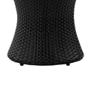 KONO Hourglass Rattan Table with No Glass Top by HouseOfZazla