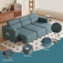 3 Seater Power Recliner Sofa With Wireless Charging And Remote Control by HouseOfZazla