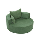 360° Swivel Accent Barrel Chair With 3 Removable Pillows For Living Room by HouseOfZazla