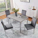 Dining Table Set, Table With A Rectangular Table And Upholstered Chairs by HouseOfZazla