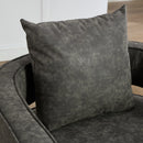29.1"W Swivel Accent Open Back Barrel Chair by HouseOfZazla