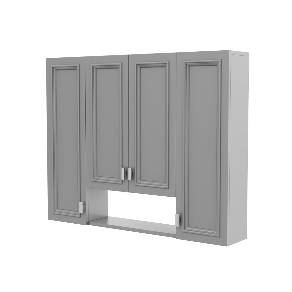 Wall Mounted Bathroom Cabinet With 5 Adjustable Shelves, photo 2 of 40