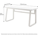 L47.2inch Computer desk table simple gaming table Home desk Student writing desk Bedroom desk workbench desk