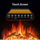 60''Fireplace TV Stand with Freestanding Electric Fireplace&Wooden Storage Cabinet M2301