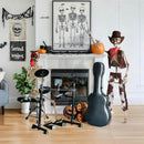 Yescom 5.4ft Skeleton Posable Halloween Decoration with Pirate, Cowboy Costume by yescomusa