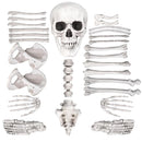 Yescom Bag of Skeleton Bones Props 28Pc Set for Halloween Party