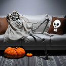 Yescom 5.4ft Skeleton Posable Halloween Decoration with Pirate, Cowboy Costume