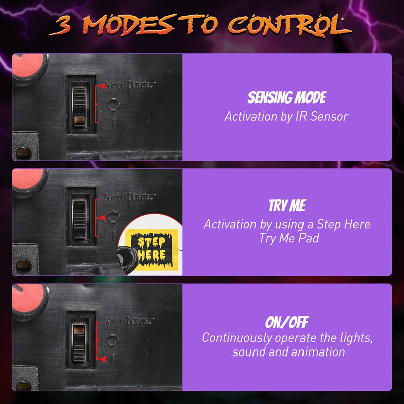 Yescom 6ft Grim Reaper Halloween Decoration Haunted House Props