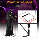 Yescom 6ft Grim Reaper Halloween Decoration Haunted House Props