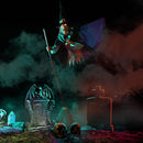 Yescom 9ft Halloween Yard Decoration Flying Witch Animatronic